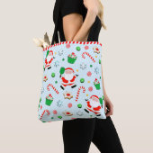 Pickleball Kerstcadeau Boodschappentas Tote Bag (Dichtbij)