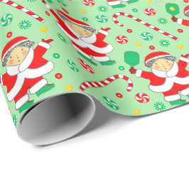 Pickleball Kerstcadeau Cadeaupapier