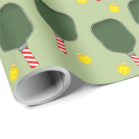 Pickleball Kerstcadeau Cadeaupapier (Rol Hoek)