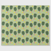 Pickleball Kerstcadeau Cadeaupapier (Vlak)