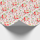 Pickleball Kerstcadeau Inpakpapier (Hoek)