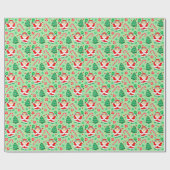 Pickleball Kerstcadeau Inpakpapier (Vlak)