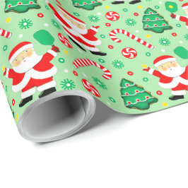 Pickleball Kerstcadeau Inpakpapier