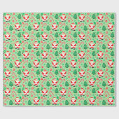 Pickleball Kerstcadeau Inpakpapier (Vlak)