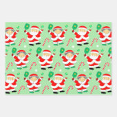 Pickleball Kerstcadeau Inpakpapier Vel (Voorkant)