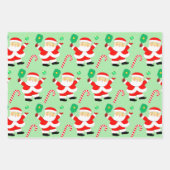 Pickleball Kerstcadeau Inpakpapier Vel (Voorkant)
