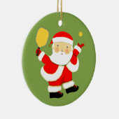 Pickleball Kerstcadeau Keramisch Ornament (Rechts)