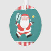 Pickleball Kerstcadeau Ornament (voorkant)