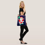 Pickleball Kerstcadeau Tote Bag (Op model)