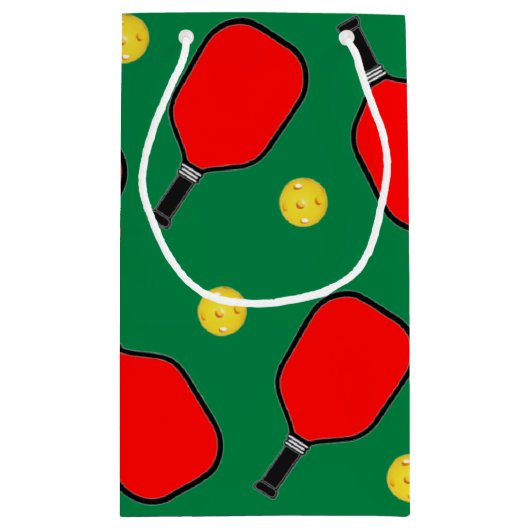 Pickleball-kerstcadeau voor kleine cadeaus klein cadeauzakje (Achterkant)