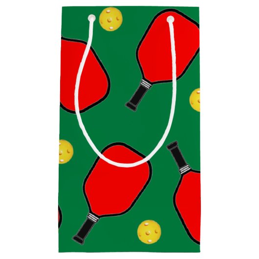 Pickleball-kerstcadeau voor kleine cadeaus klein cadeauzakje (Voorkant)