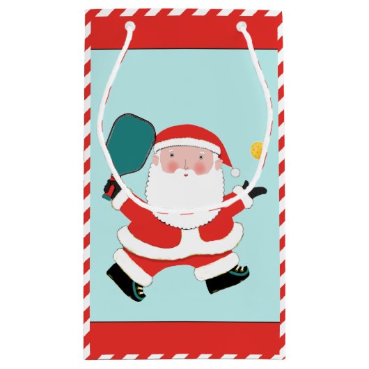 Pickleball-kerstcadeau voor kleine cadeaus klein cadeauzakje (Achterkant)