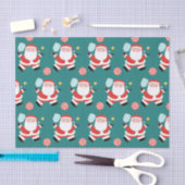 Pickleball-kerstcadeaubon Tissuepapier (Craft)