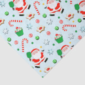 Pickleball-kerstcadeaubon Tissuepapier (Detail)