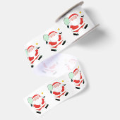 Pickleball Kerstcadeaus Satijnen Lint (Achterkant)