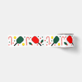 Pickleball Kerstcadeaus Satijnen Lint (Voorkant)