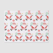 Pickleball Kerstcadeaus Tissuepapier (Voorkant)