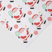 Pickleball Kerstcadeaus Tissuepapier (Detail)