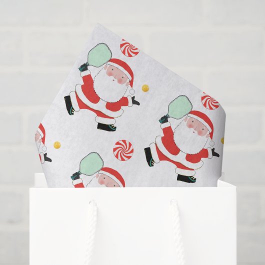 Pickleball Kerstcadeaus Tissuepapier (Cadeauzakje)