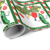 Pickleball Kerstfeestdag Cadeaupapier (Rol Hoek)