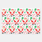 Pickleball-kerstfeestdag Gift Wrapping Paper (Voorkant 3)