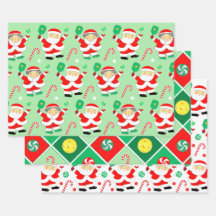 Pickleball-kerstfeestdag Gift Wrapping Paper