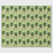 Pickleball-kerstfeestdag Gift Wrapping Paper Cadeaupapier (Vlak)