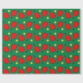 Pickleball-kerstfeestdag Gift Wrapping Paper Cadeaupapier (Vlak)