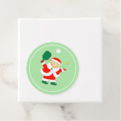 Pickleball-kerstfeestdag voor feestmerken bedankjes labels (In situ)