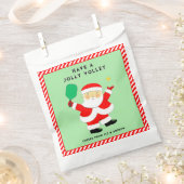 Pickleball Kerstfeestdag voor feestvieren Bedankzakje (Geknipt)