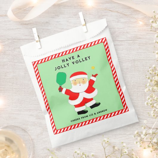 Pickleball Kerstfeestdag voor feestvieren Bedankzakje (Geknipt)