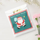 Pickleball Kerstfeestdag voor feestvieren Bedankzakje (Gezegeld)