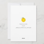 Pickleball-kerstfeestkaart Feestdagenkaart (Achterkant)