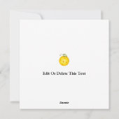 Pickleball-kerstfeestkaart Feestdagenkaart (Achterkant)