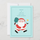Pickleball-kerstfeestkaarten Feestdagenkaart (Voorkant)