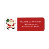 Pickleball Kerstlabel Etiket (Voorkant)