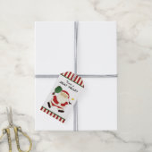 Pickleball Kerstmis Cadeaulabel (Met Touw)