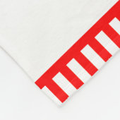 Pickleball Kerstmis Fleece Deken (Hoek)