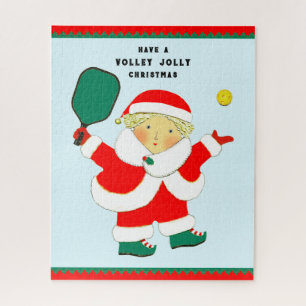Pickleball Kerstmis Legpuzzel