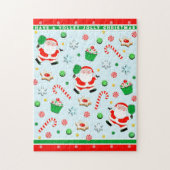 Pickleball Kerstmis Legpuzzel (Verticaal)
