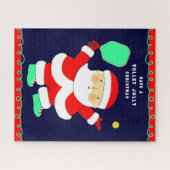 Pickleball Kerstmis Legpuzzel (Horizontaal)