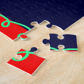 Pickleball Kerstmis Legpuzzel (Zijkant)
