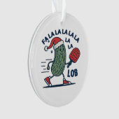 Pickleball Kerstmis Ornament (voorkant)