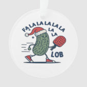 Pickleball Kerstmis Ornament (voorkant)