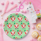 Pickleball Kerstmis Papieren Bordje (Feest)