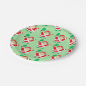 Pickleball Kerstmis Papieren Bordje (Gekanteld)