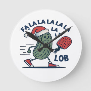 Pickleball Kerstmis Ronde Klok