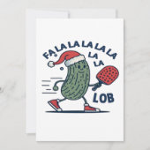 Pickleball Kerstmis Save The Date (Voorkant)