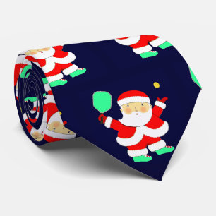 Pickleball Kerstmis Stropdas