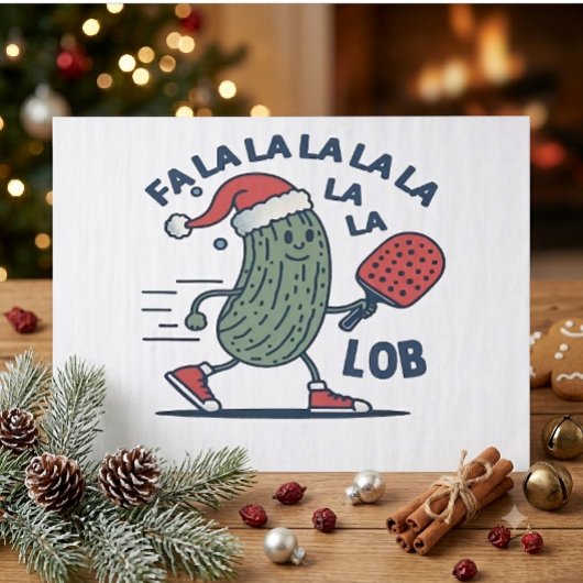 Pickleball Kerstmis Tissuepapier
